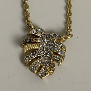 NWT. India Hick Tiny Palm Necklace